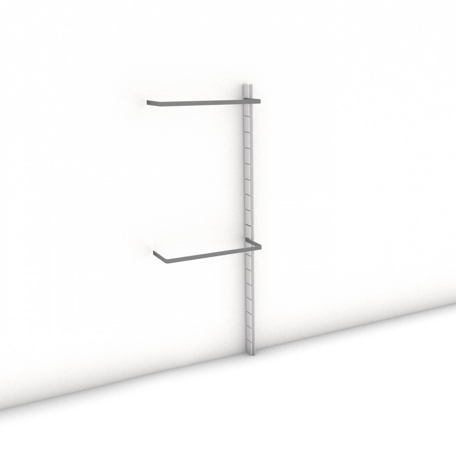 Begehbarer Kleiderschrank - Prime (XL) 81 - Anbauelement HANG-UP - Maß: 81 x 215,2 x 27 cm (B x H x T)