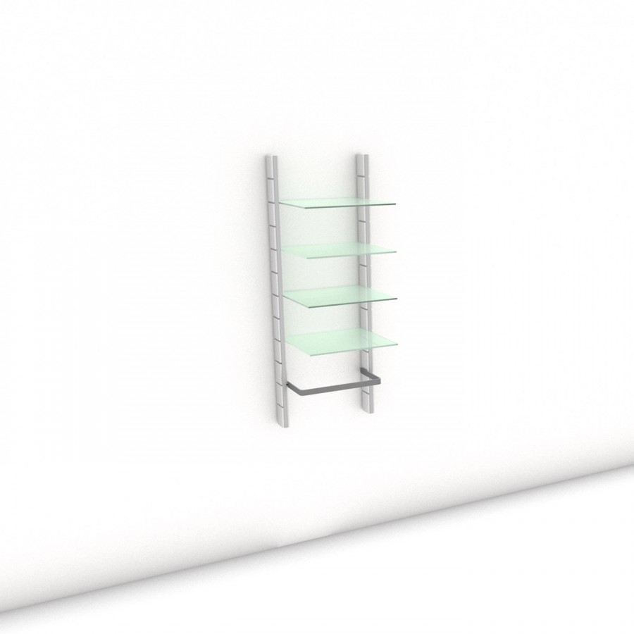 Begehbarer Kleiderschrank - Comfort (L) 54 - Maß: 54 x 143,2 x 45 cm (B x H x T)