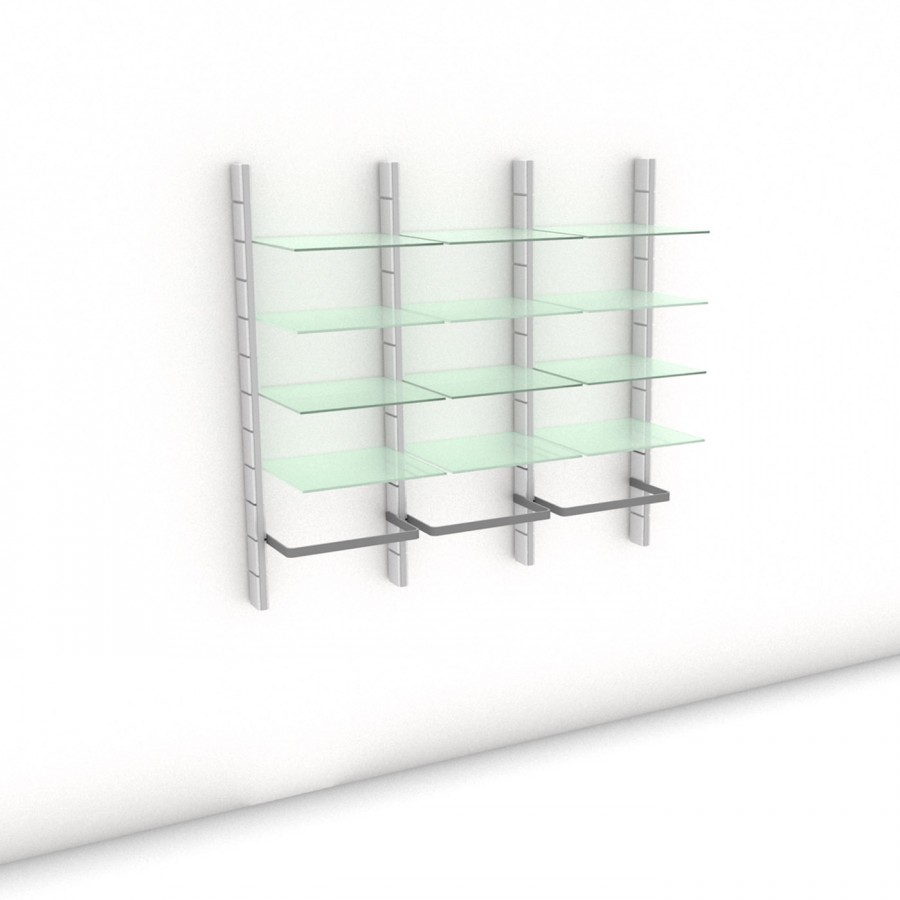 Begehbarer Kleiderschrank - Comfort (L) 154 - Maß: 154 x 143,2 x 45 cm (B x H x T)